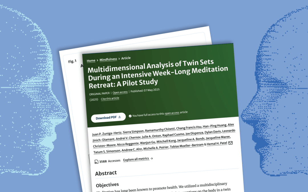 Our Latest Published Research: A Groundbreaking Meditation Study on Twins